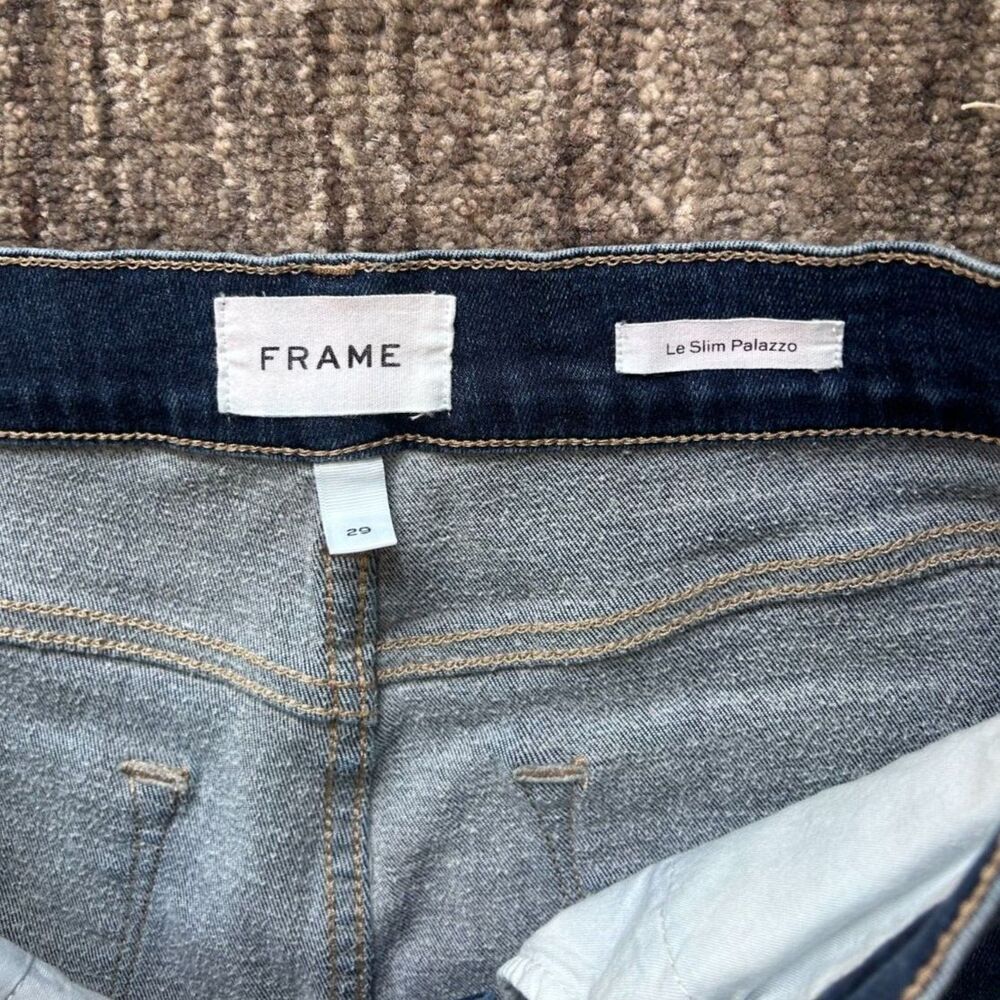 Frame Le Slim Palazzo Wide Leg Jeans 29 - Picture 3 of 5